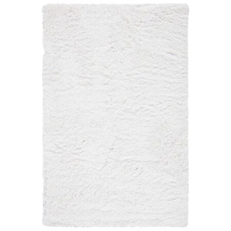 Safavieh 5 x 8 ft. 100 Percent Polyester Pile Ocean Shag Rectangle RugIvory OCG120A-5